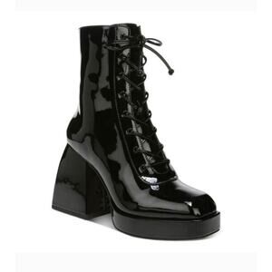 Circus NY by Sam Elderman Kia 1" Platform Booties with a Block Heel Size 10